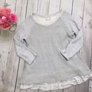 🌲 HP Metallic Lace Sweater